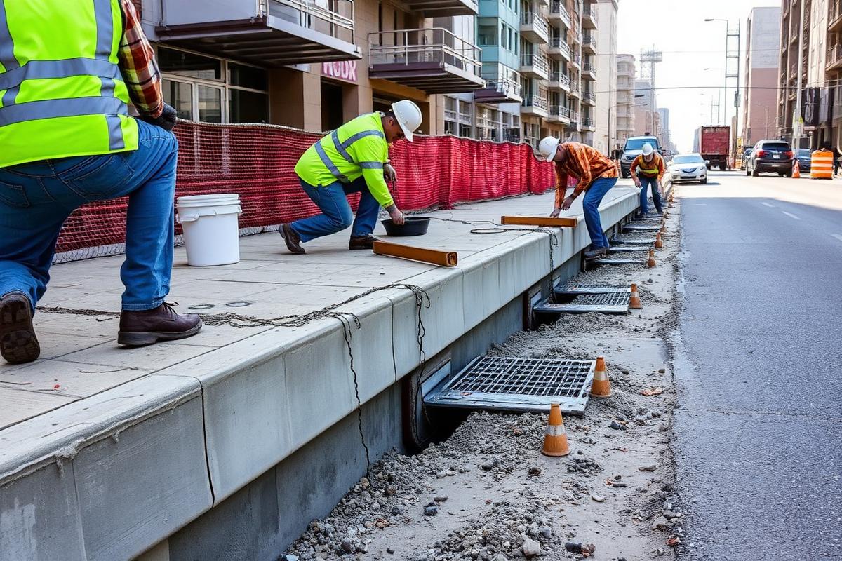 Escavação — Vala aberta para rede de infraestrutura